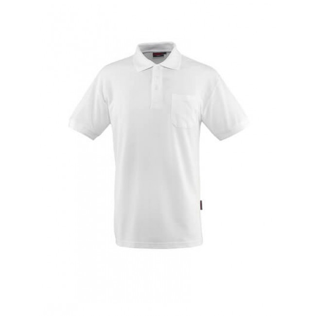 Polo Shirt with chest pocket white