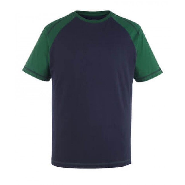 T-shirt navy/green