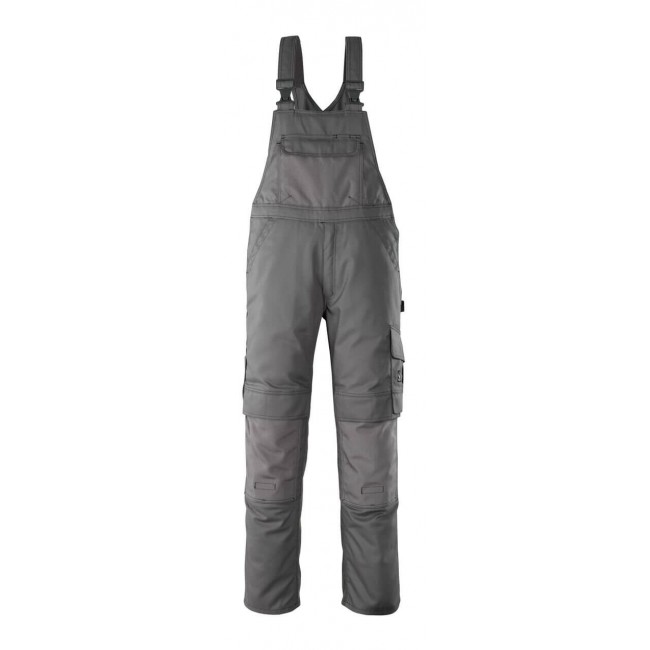 Bib & Brace with kneepad pockets anthracite