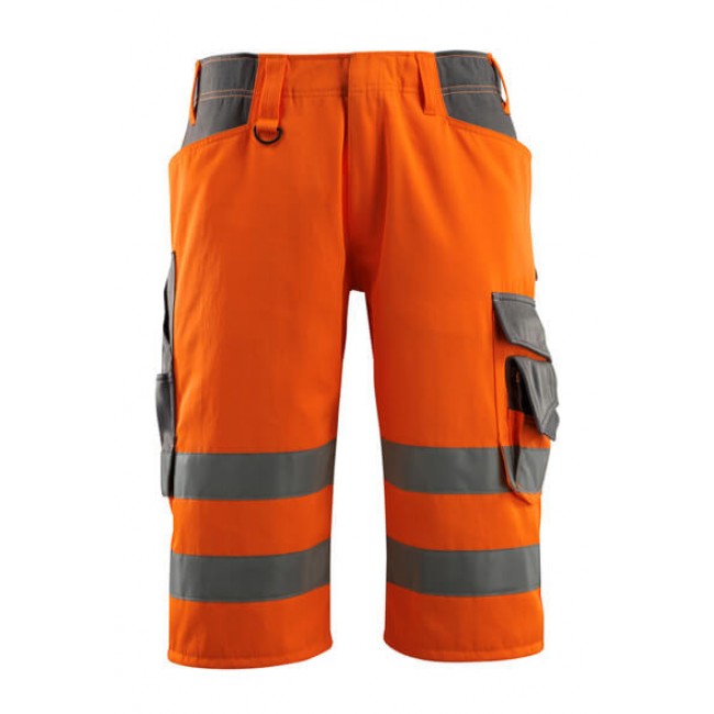 Shorts, long hi-vis orange/dark anthracite