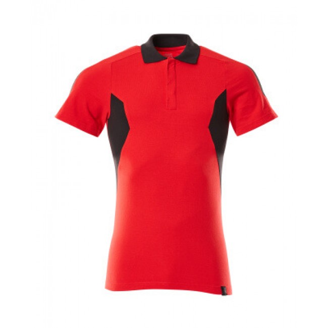 Polo shirt traffic red/black
