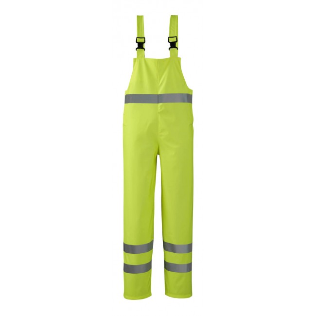 Rain Bib & Brace hi-vis yellow