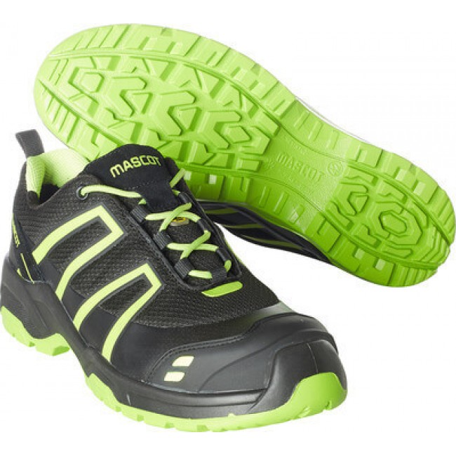 Safety Shoe black/lime green