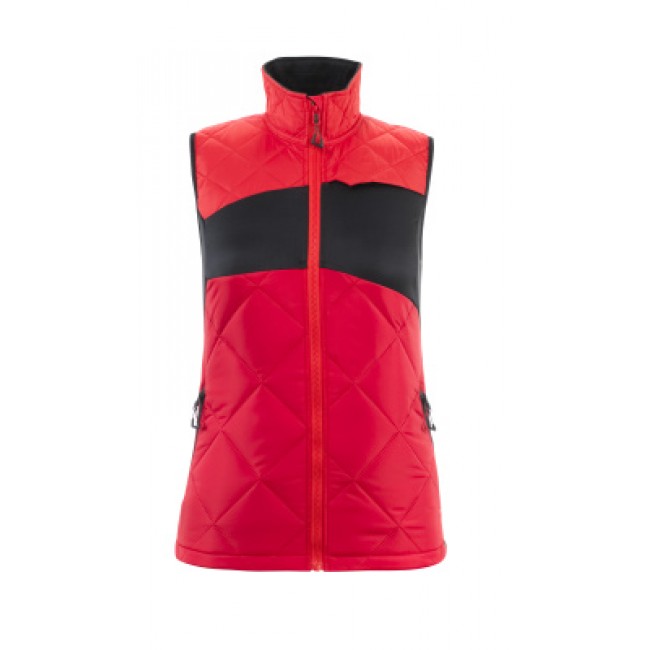Winter Gilet traffic red/black