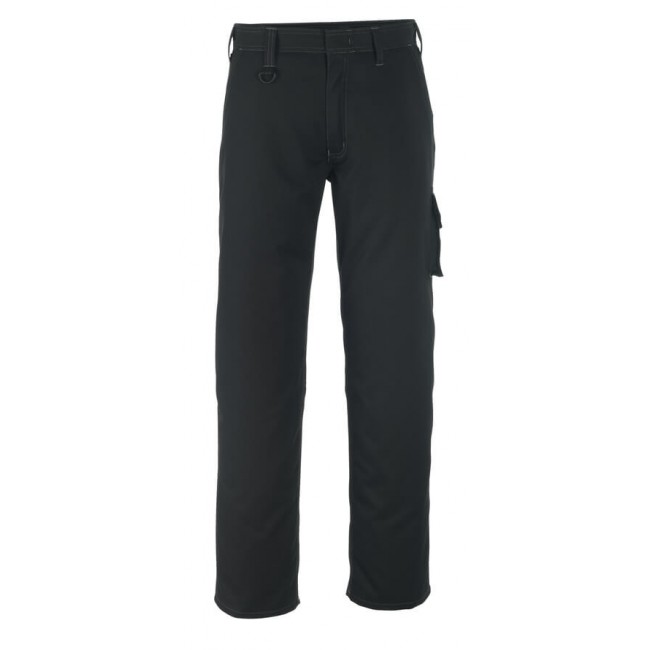 Trousers with thigh pockets black
