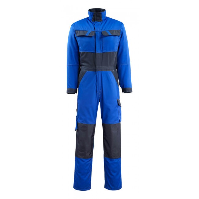 Boilersuit with kneepad pockets royal/dark navy