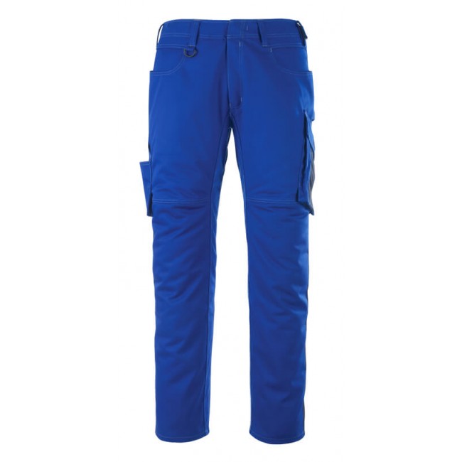 Trousers with thigh pockets royal/dark navy