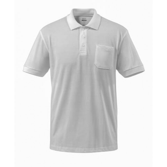 Polo Shirt with chest pocket white