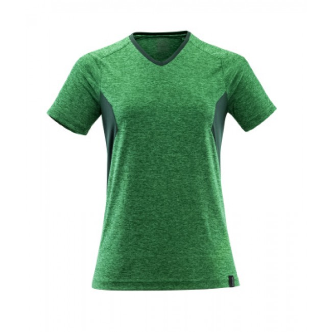 T-shirt grass green-flecked/green