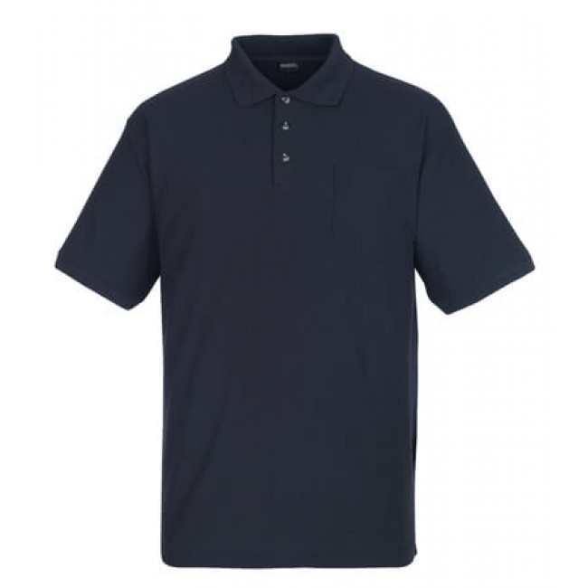 Polo Shirt with chest pocket dark navy