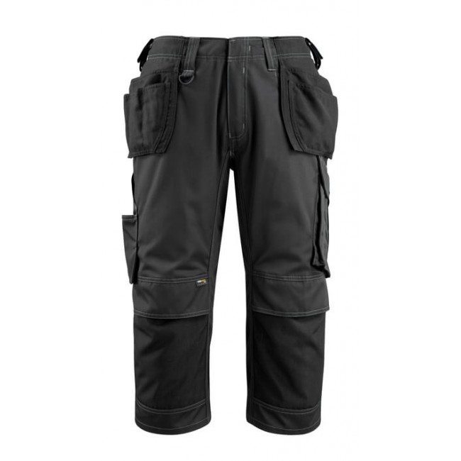 ¾ Length Trousers with kneepad pockets and holster pockets black