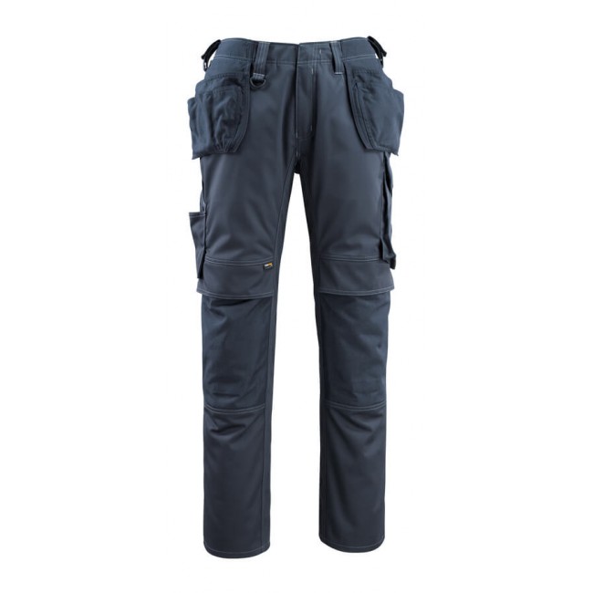 Trousers with kneepad pockets and holster pockets  dark navy