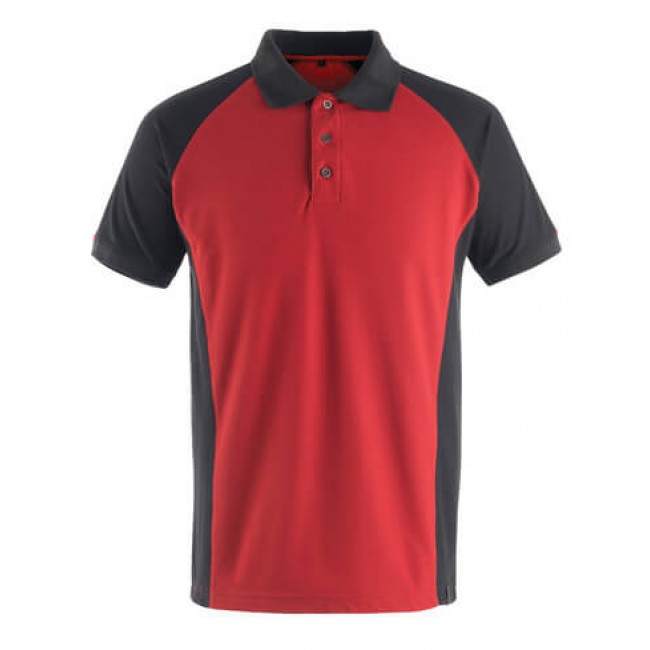 Polo shirt red/black