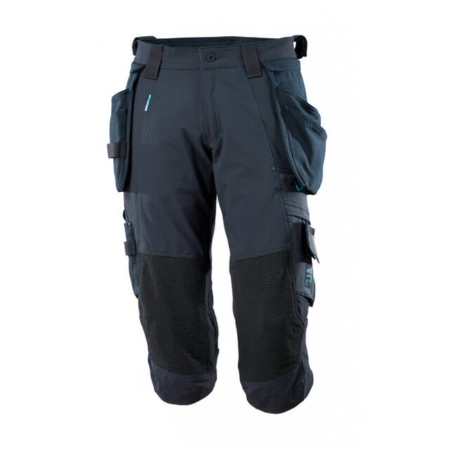 ¾ Length Trousers with kneepad pockets and holster pockets dark navy