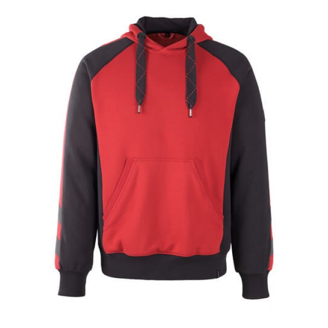 Hoodie red/black