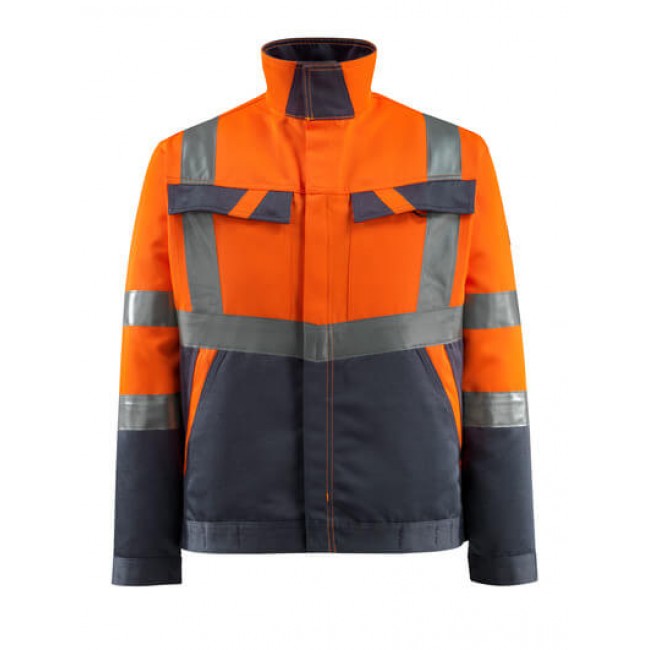 Jacket hi-vis orange/dark navy