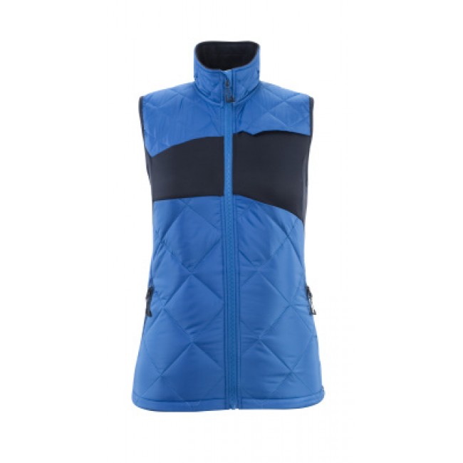 Winter Gilet azure blue/dark navy