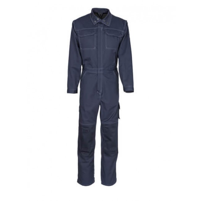 Boilersuit with kneepad pockets dark navy