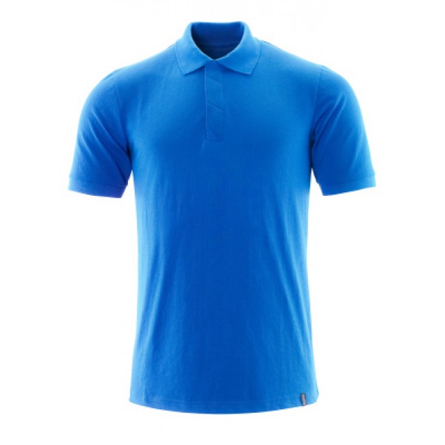 Polo shirt azure blue