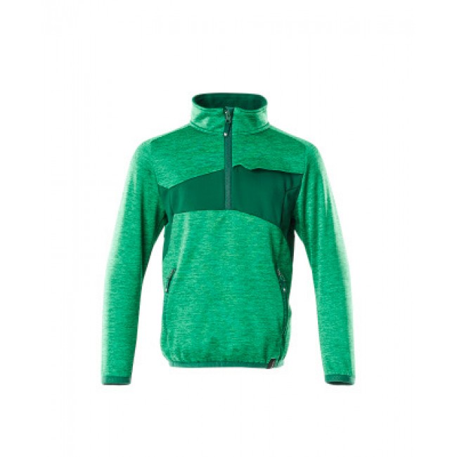 Fleece Jumper for children grass green/green