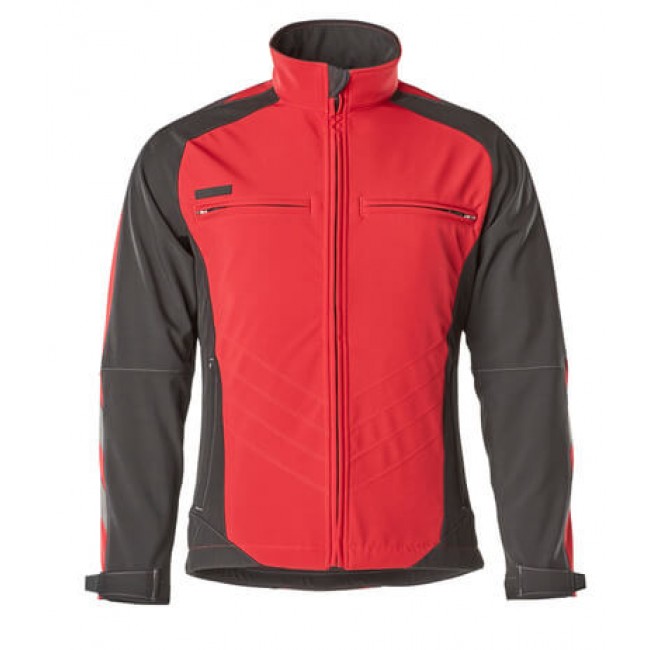 Softshell Jacket red/black
