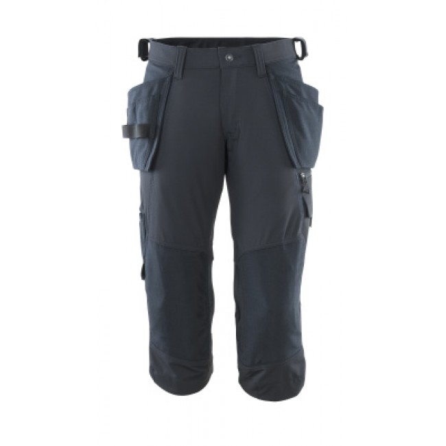 ¾ Length Trousers with kneepad pockets and holster pockets dark navy