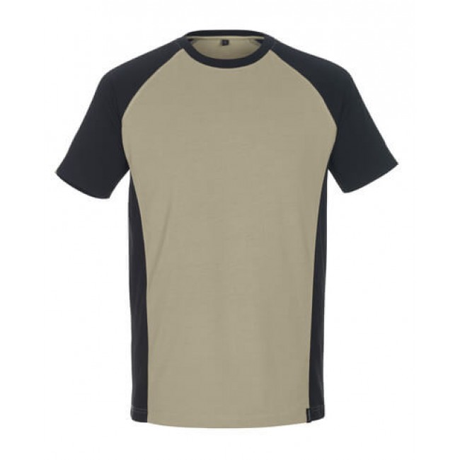 T-shirt light khaki/black