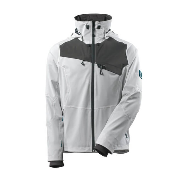 Outer Shell Jacket white/dark anthracite