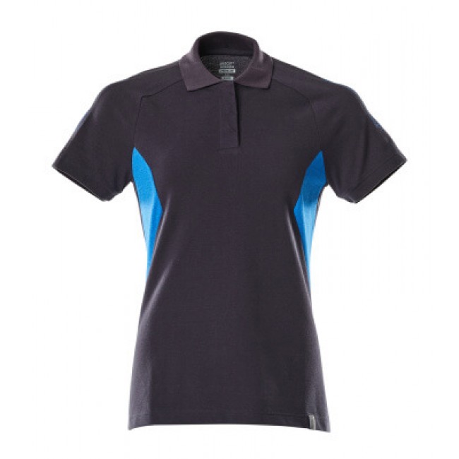 Polo shirt dark navy/azure blue