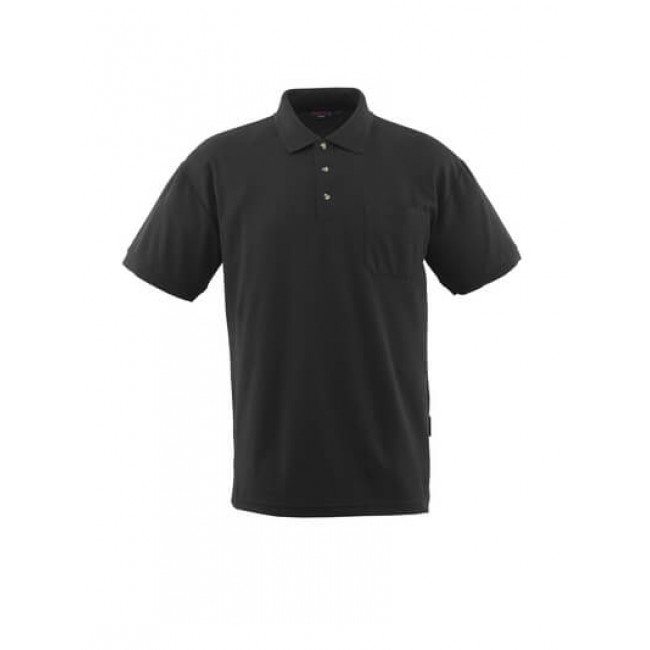 Polo Shirt with chest pocket black