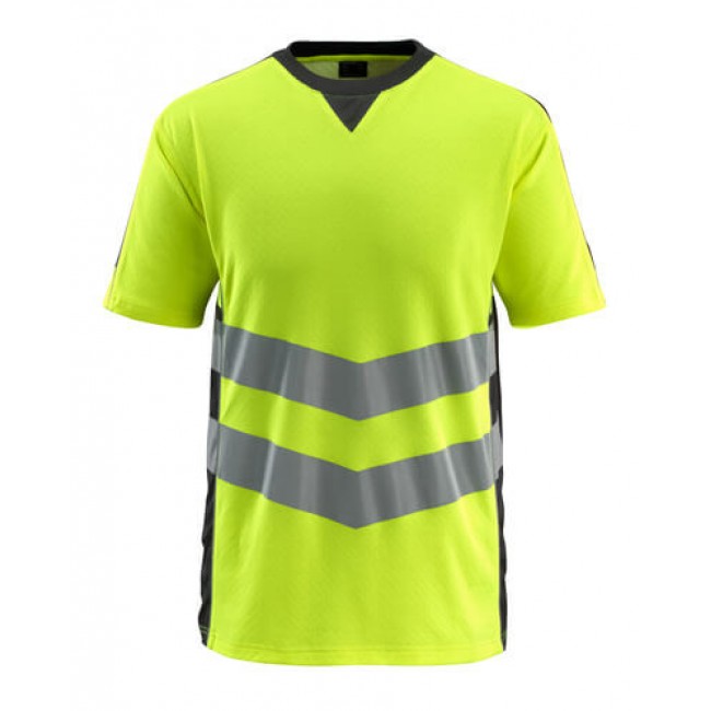 T-shirt hi-vis yellow/black