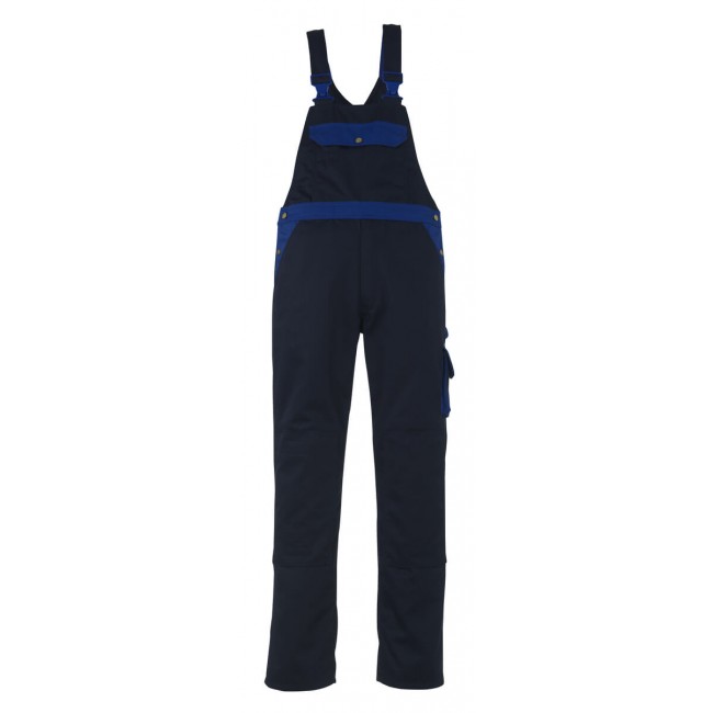 Bib & Brace with kneepad pockets navy/royal