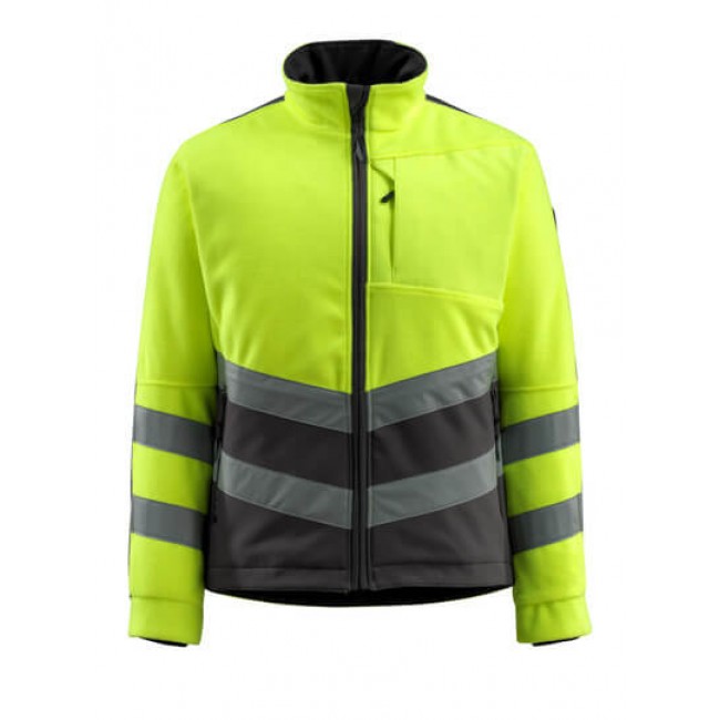 Fleece Jacket hi-vis yellow/dark anthracite Fleece Jacket hi-vis yellow/dark anthracite