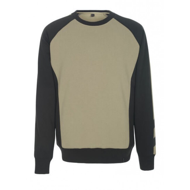 Sweatshirt light khaki/black Sweatshirt light khaki/black