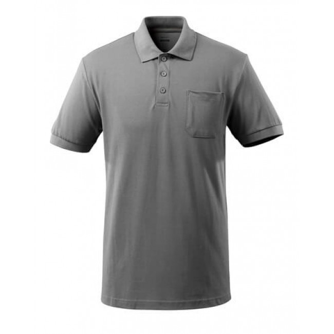 Polo Shirt with chest pocket anthracite