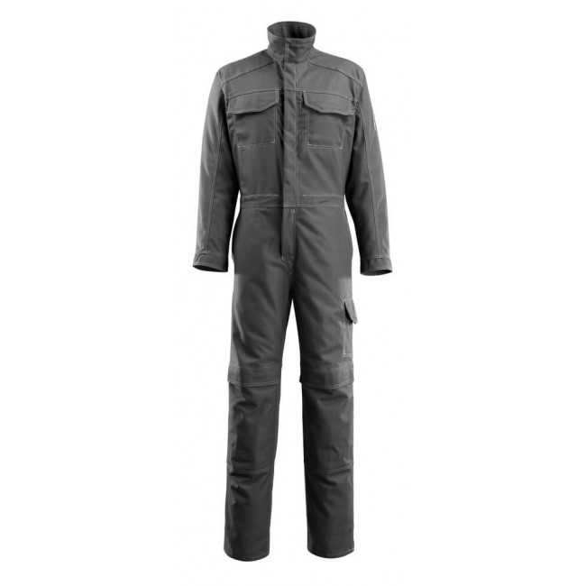 Boilersuit with kneepad pockets dark anthracite