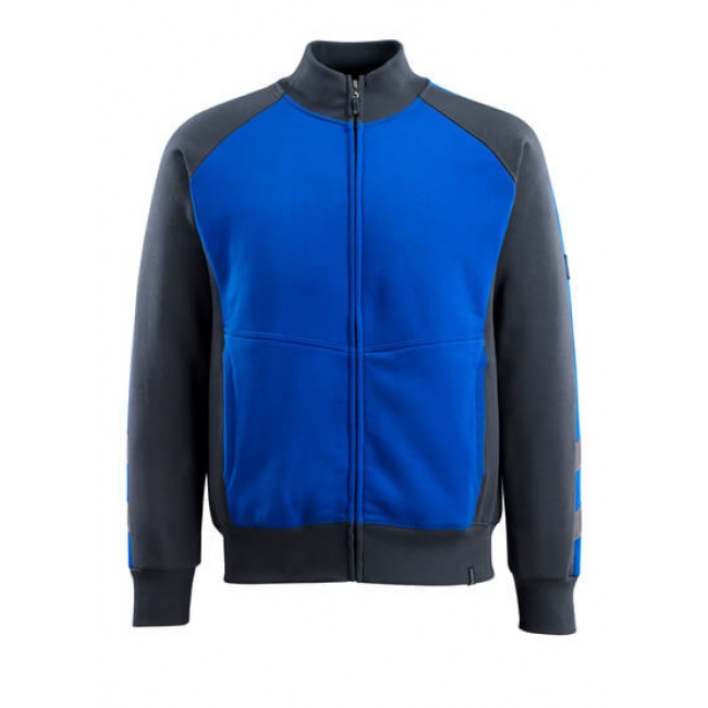 Sweatshirt with zipper royal/dark navy