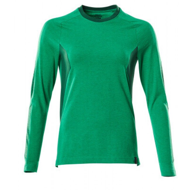 T-shirt, long-sleeved grass green/green