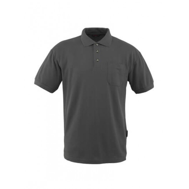 Polo Shirt with chest pocket anthracite