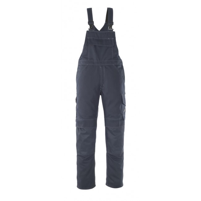 Bib & Brace with kneepad pockets dark navy
