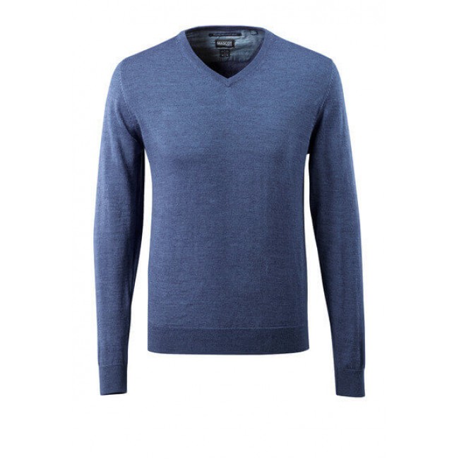Knitted Jumper blue-flecked