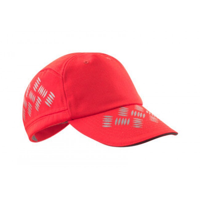 Cap hi-vis red