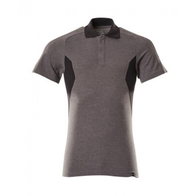 Polo shirt dark anthracite/black