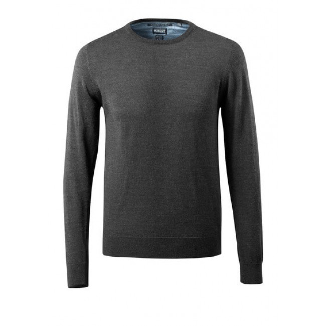 Knitted Jumper dark anthracite/light grey-flecked