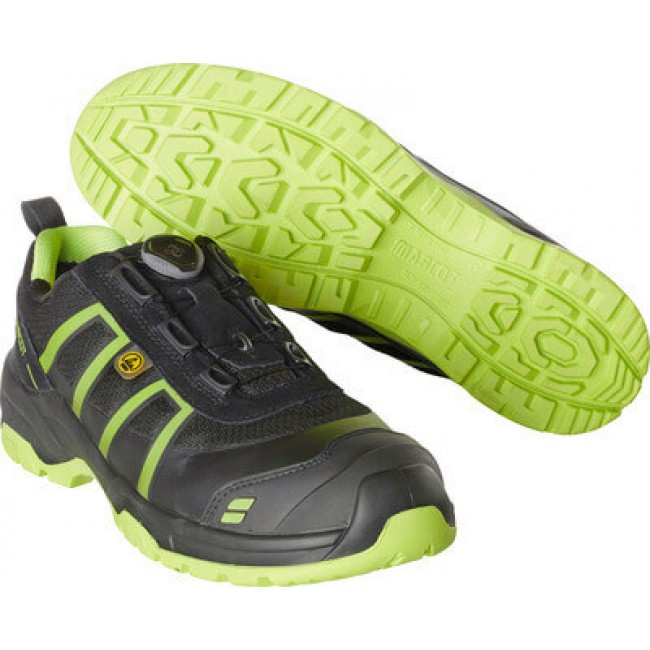 Safety Shoe black/lime green