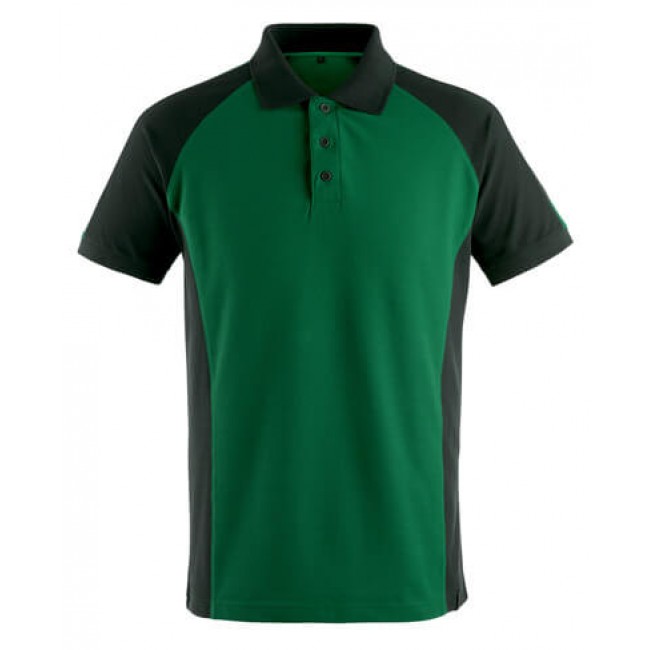 Polo shirt green/black