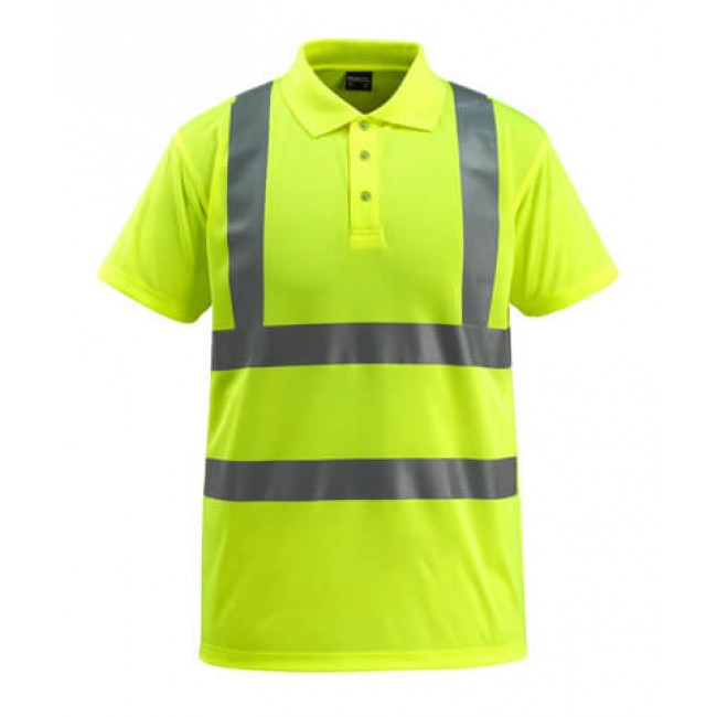 Polo shirt hi-vis yellow