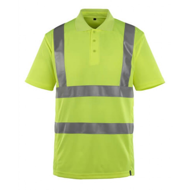 Polo shirt hi-vis yellow