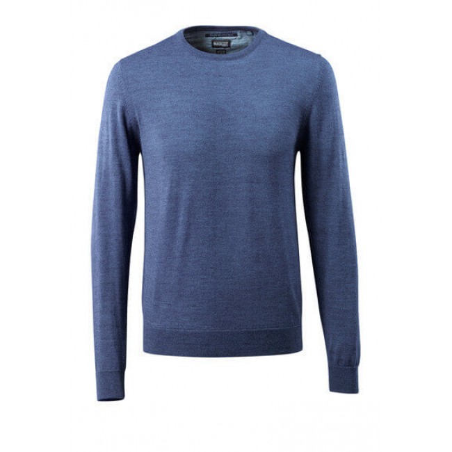Knitted Jumper blue-flecked