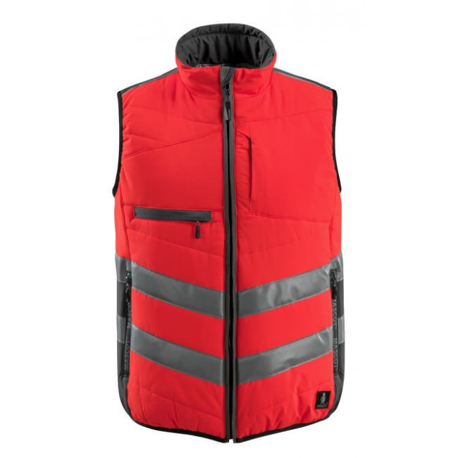Winter Gilet hi-vis red/dark anthracite